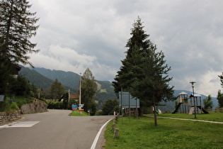 Abzweig von der Südrampe in Ponte di Legno