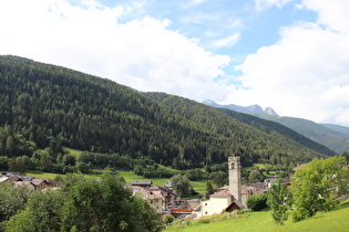 … und Blick talabwärts zum Oglio