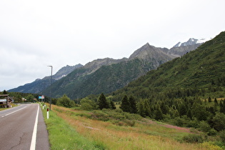 oberes Ende der Ostrampe, Blick ins Val di Sole talabwärts