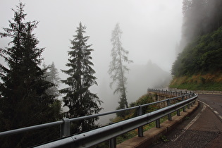 … und aufziehender Nebel talaufwärts