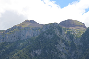 Zoom auf Cima Nana und Sasso Rosso