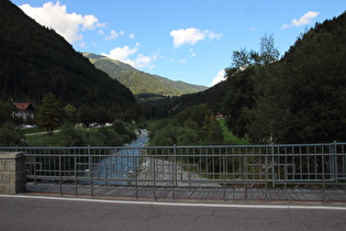 … und Blick flussaufwärts