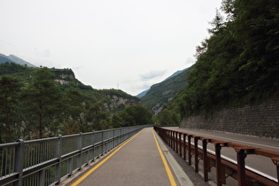 Blick in den Canyon di Limarò talabwärts …