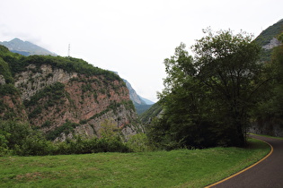 weiter unten, Blick talabwärts …