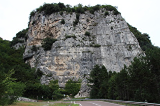 unteres Ende der Tunnelumgehung in der 2. Kehre