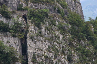 Zoom auf einen Abschnitt der alten Straße