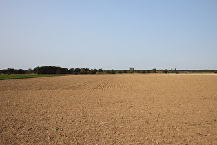 … Blick nach Norden auf Almhorst, …