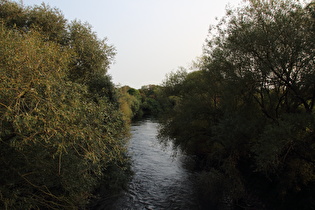 … und Blick flussabwärts