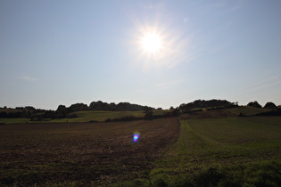 … und Blick auf den Hasenberg und dahinter den Waseberg