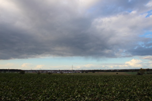 Blick über Seelze in die Norddeutsche Tiefebene