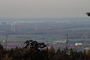 Zoom über Barsinghausen auf das Steinhuder Meer