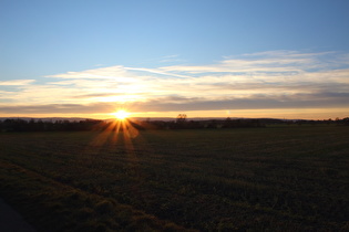 zwischen Ditterke und Lenthe, Blick über Ditterke zum Deister, …