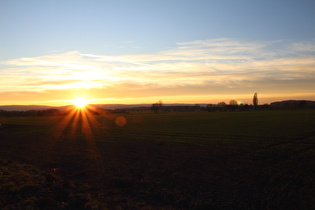 wenige Minuten später, Blick über Ditterke zum Deister