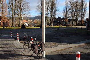 Tourstart am Bahnhof Stadtoldendorf