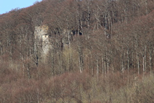 Zoom auf eine Klippe