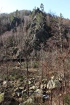 die Adlerklippe im Okertal