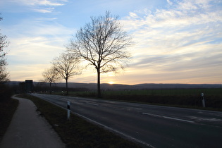 Sonnenuntergang über dem Deister