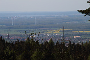 Zoom über Barsinghausen auf das Steinhuder Meer