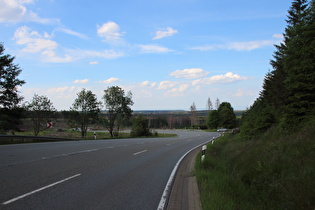 freier Blick über die B4 nach Norden