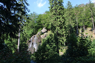 Blick von der B4 zum Radauwasserfall