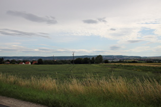 … Blick nach Osten auf Göttingen, …