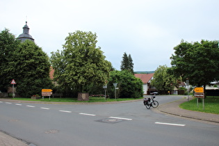 unteres Ende der Bergstrecke über den Hohen Meißner in Velmeden