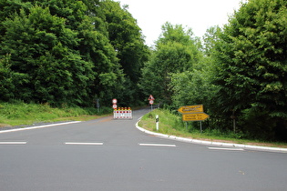 gesperrte Straße nach Bad Sooden-Allendorf