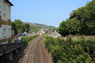 in Goslar, Blick Richtung Bahnhof nach Westen