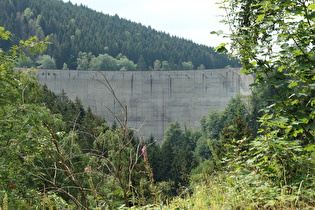 Zoom auf die Hauptstaumauer