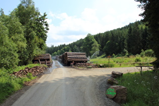 ungünstig platzierte Beregnung im Kellwassertal