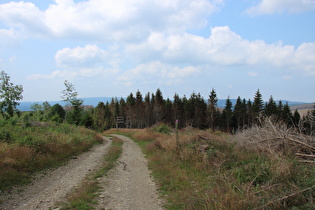 oberes Ende der Schiebestrecke, Blick nach Westen