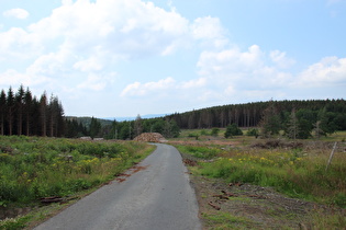 … und Blick über das Kalbetal nach Westen