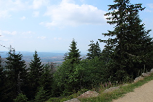 Blick vom Goetheweg nach Nordwesten …