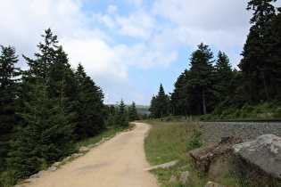 weiter oben, Blick zum Brocken