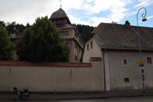 Nordende der Schwarzwaldhochstraße beim Kloster Lichtenthal