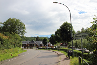 Geroldsau, Nordrand, Blick nach Süden …