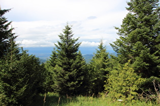 Blick nach Nordwesten in die Oberrheinische Tiefebene