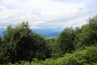 Blick nach Nordwesten in die Oberrheinische Tiefebene