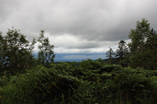 Blick nach Nordwesten in die Oberrheinische Tiefebene