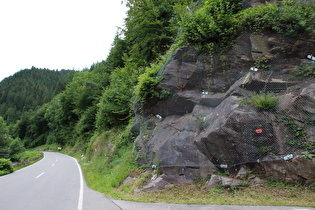 im Wolftal zwischen Schapbach und Oberwolfach, Blick talabwärts