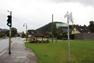 Gutach, nördliche Ortseinfahrt, Blick nach Süden