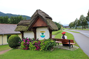 Gutach, südliche Ortseinfahrt, Blick nach Süden