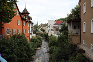 … und Blick flussabwärts