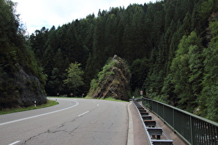 etwas weiter talaufwärts, Blick bergauf