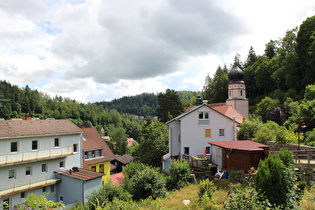 im Bereich der Talstufe in Triberg, Blick nach Osten