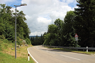 oberhalb der Talstufe, Blick bergab …