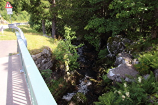 … und Blick flussabwärts