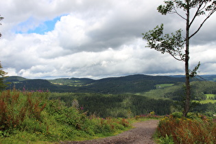 Aussichtspunkt wenig weiter, Blick nach Norden …