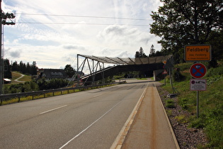 Feldbergpass, Westrampe, Blick auf Hebelhof