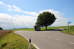 „Dach der Etappe“: Siblinger Höhe; Blick nach Südosten